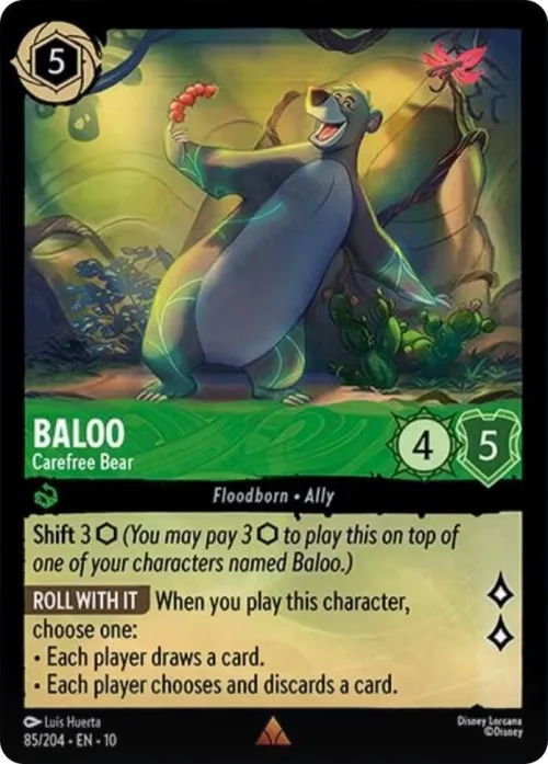 Baloo - Carefree Bear - Cold Foil