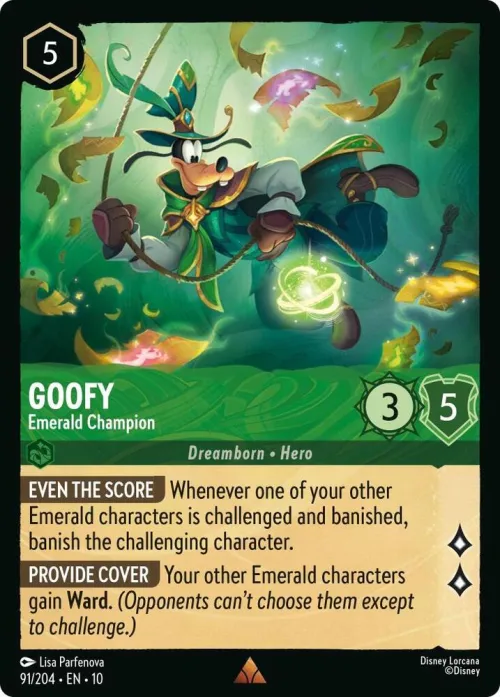 Goofy - Emerald Champion - Cold Foil