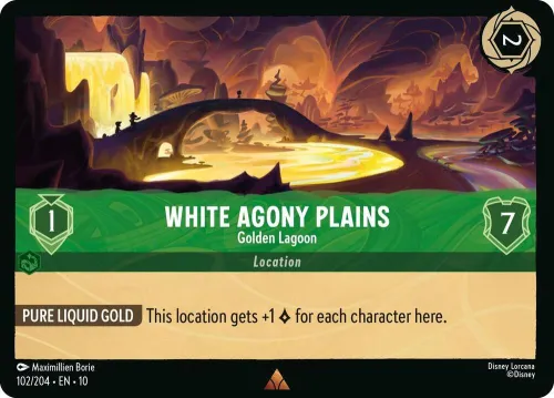 White Agony Plains - Golden Lagoon - Cold Foil