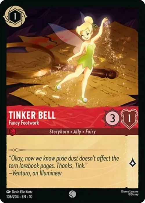 Tinker Bell - Fancy Footwork - Cold Foil