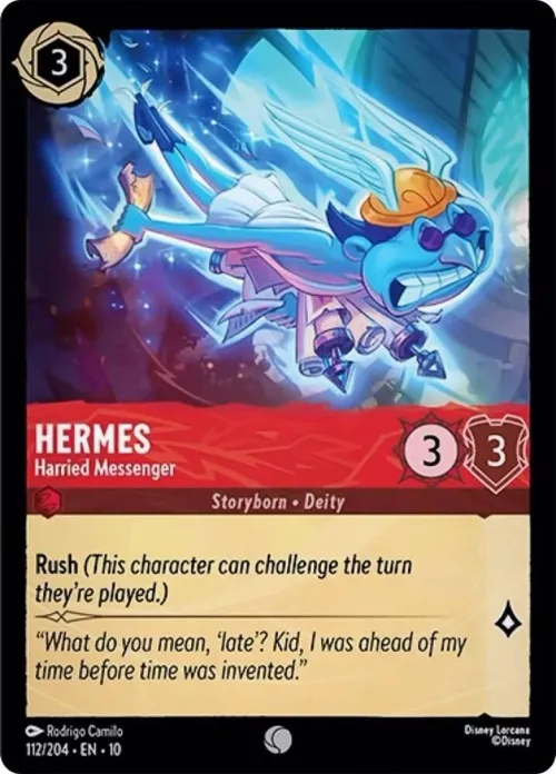 Hermes - Harried Messenger - Cold Foil