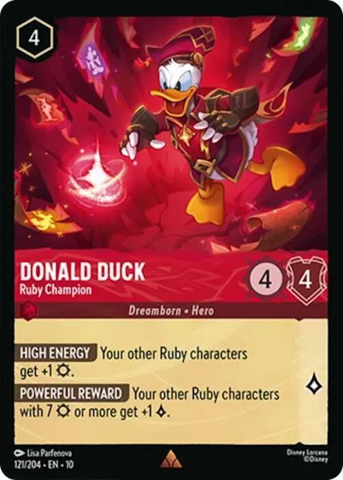 Donald Duck - Ruby Champion - Cold Foil