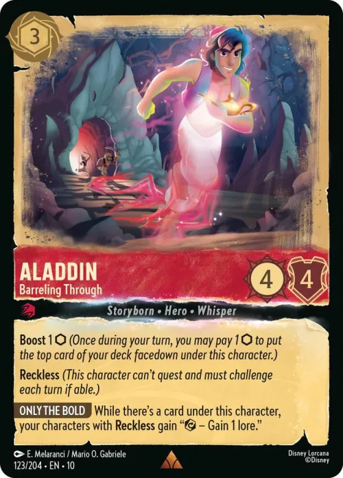 Aladdin - Barreling Through - Holo