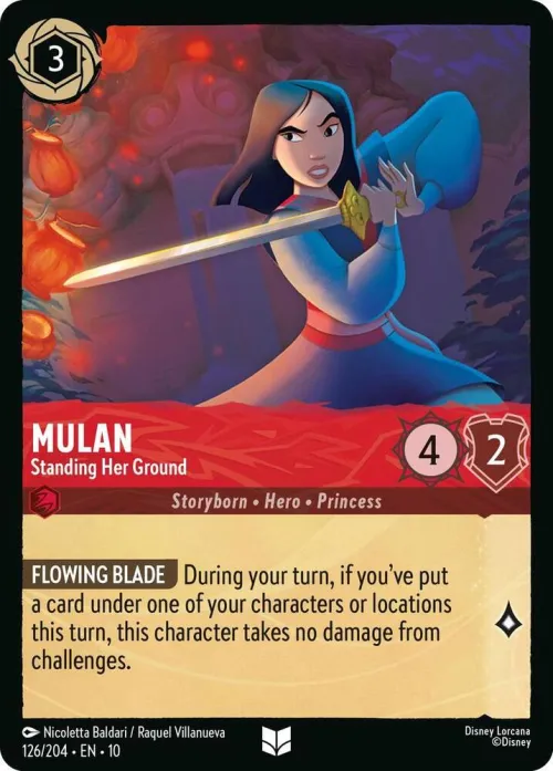 Mulan - Standing Her Ground - Cold Foil