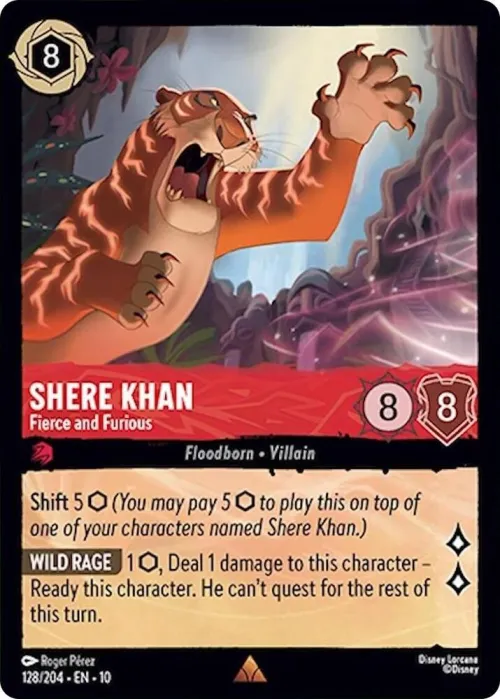 Shere Khan - Fierce and Furious - Cold Foil