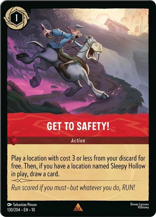 Get to Safety! - Cold Foil