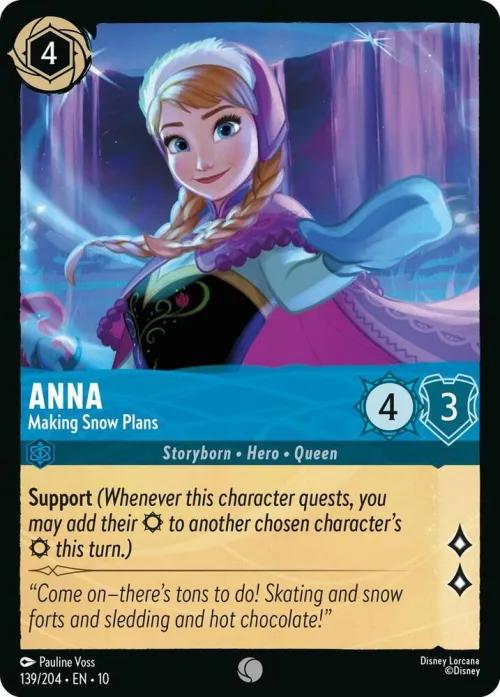 Anna - Making Snow Plans - Cold Foil