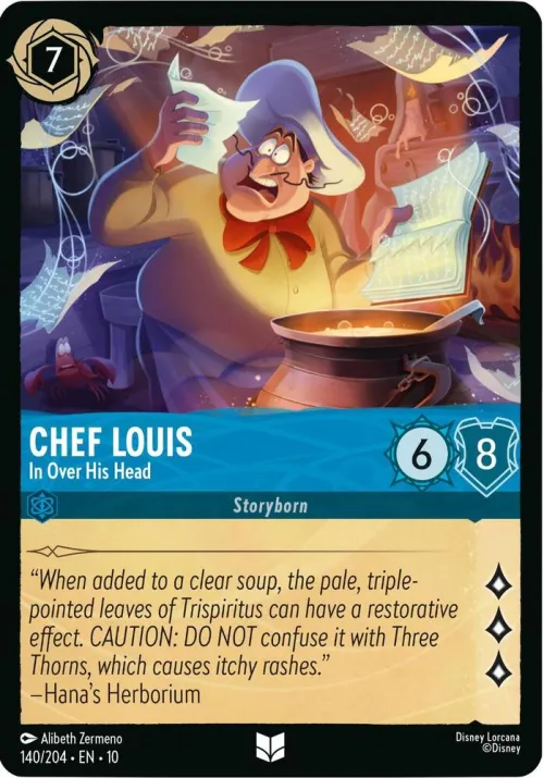Chef Louis - In Over His Head - Cold Foil