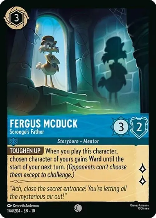 Fergus McDuck - Scrooge's Father - Cold Foil