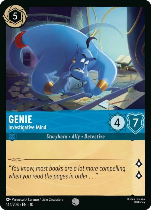 Genie - Investigative Mind - Cold Foil