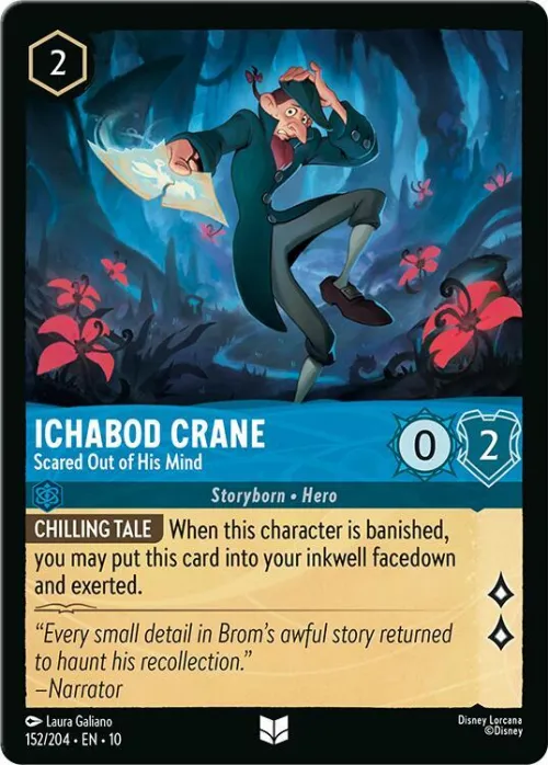 Ichabod Crane - Scared Out of His Mind - Cold Foil