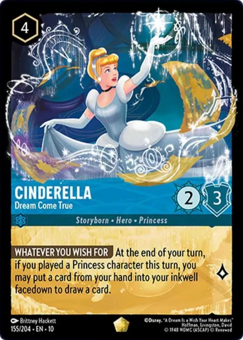 Cinderella - Dream Come True - Cold Foil