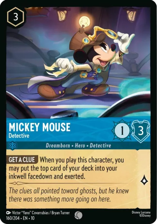 Mickey Mouse - Detective - Cold Foil