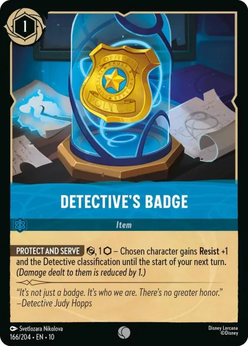 Detective's Badge - Cold Foil