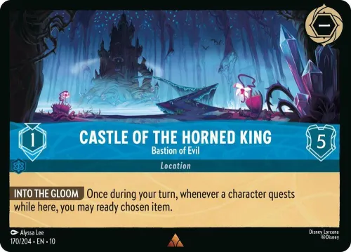Castle of the Horned King - Bastion of Evil - Cold Foil