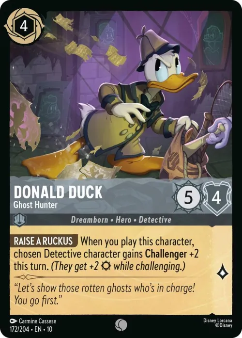 Donald Duck - Ghost Hunter - Cold Foil