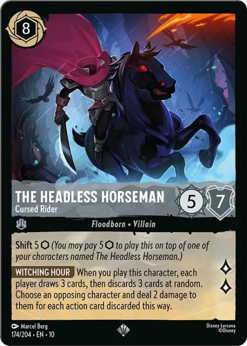 The Headless Horseman - Cursed Rider - Cold Foil
