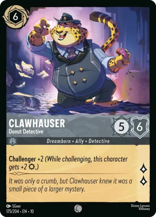 Clawhauser - Donut Detective - Cold Foil