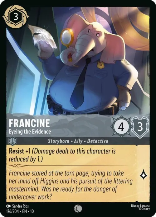 Francine - Eyeing the Evidence - Cold Foil