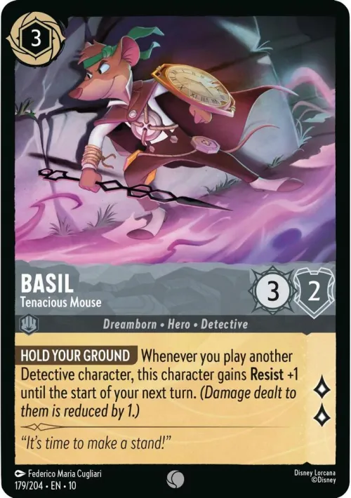 Basil - Tenacious Mouse - Cold Foil