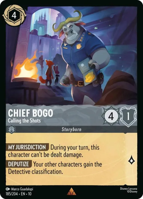 Chief Bogo - Calling the Shots - Cold Foil