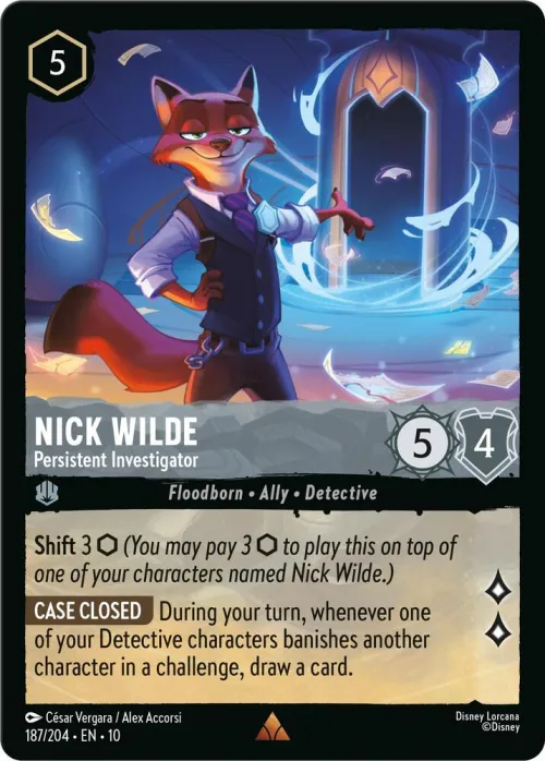 Nick Wilde - Persistent Investigator - Cold Foil