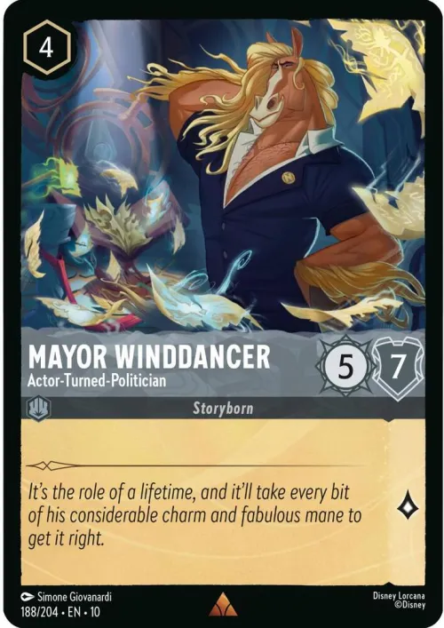 Mayor Winddancer - Actor-Turned-Politician - Cold Foil