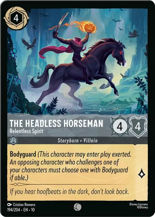 The Headless Horseman - Relentless Spirit - Cold Foil