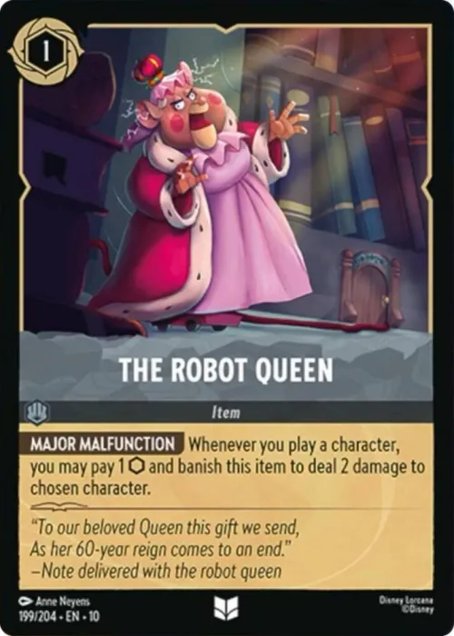 The Robot Queen - Cold Foil