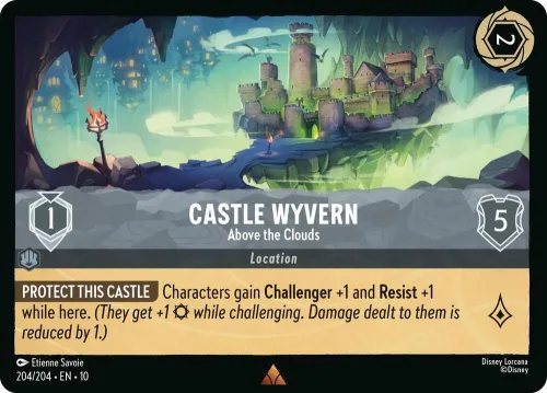 Castle Wyvern - Above the Clouds - Cold Foil