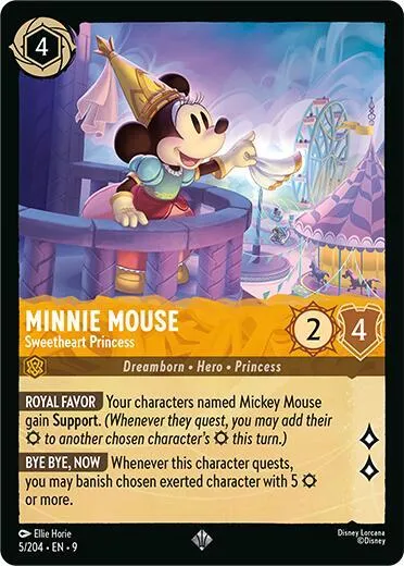 Minnie Mouse - Sweetheart Princess - Cold Foil