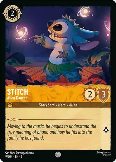 Stitch - Alien Dancer - Cold Foil