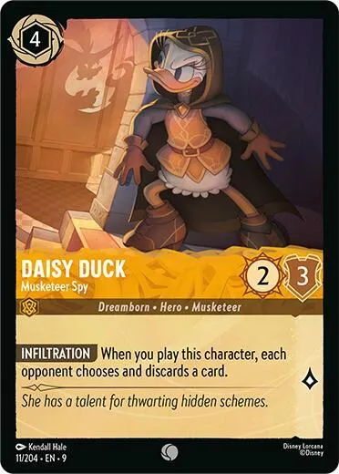 Daisy Duck - Musketeer Spy - Cold Foil