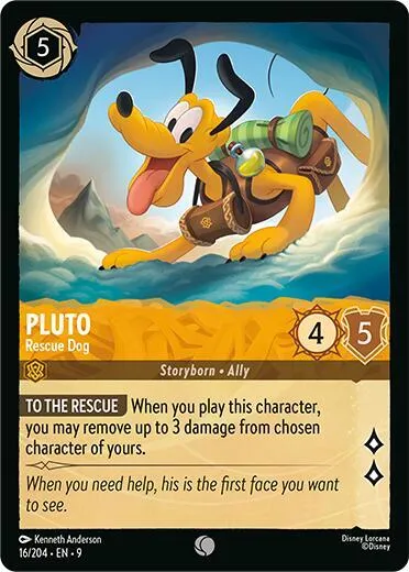 Pluto - Rescue Dog - Cold Foil