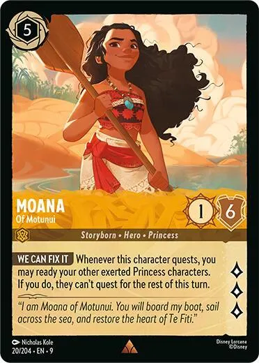 Moana - Of Motunui - Cold Foil