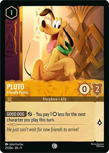 Pluto - Friendly Pooch - Cold Foil