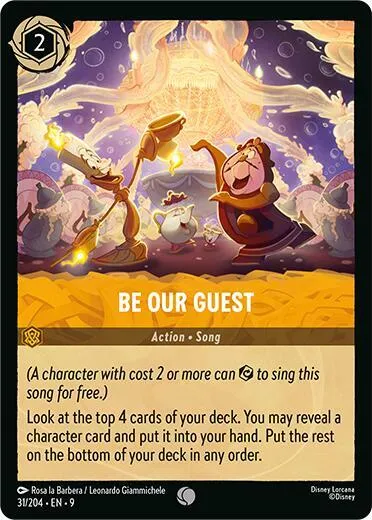 Be Our Guest - Cold Foil