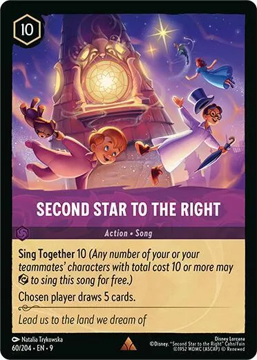 Second Star to the Right - Cold Foil