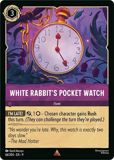 White Rabbit's Pocket Watch - Cold Foil