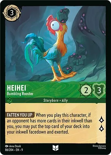 Heihei - Bumbling Rooster - Cold Foil