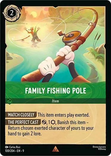 Family Fishing Pole - Cold Foil