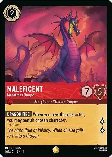 Maleficent - Monstrous Dragon - Cold Foil