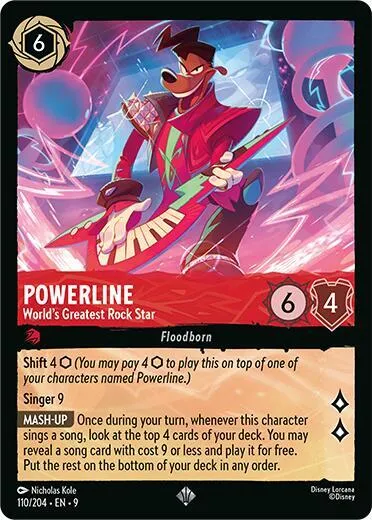 Powerline - World's Greatest Rock Star - Holo