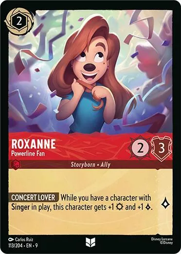 Roxanne - Powerline Fan - Cold Foil