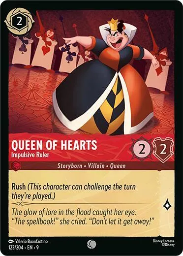 Queen of Hearts - Impulsive Ruler - Cold Foil