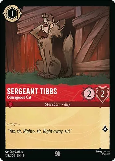 Sergeant Tibbs - Courageous Cat - Cold Foil