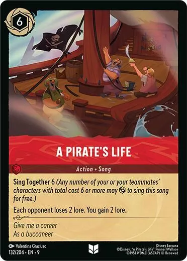 A Pirate's Life - Cold Foil