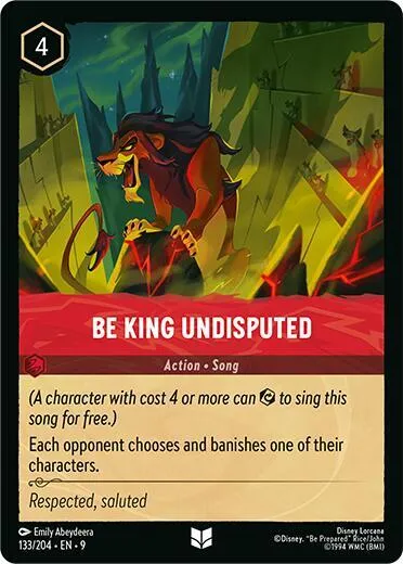 Be King Undisputed - Cold Foil
