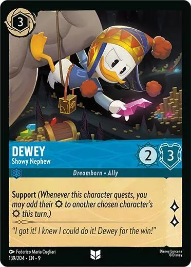 Dewey - Showy Nephew - Cold Foil