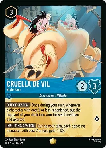 Cruella De Vil - Style Icon - Cold Foil
